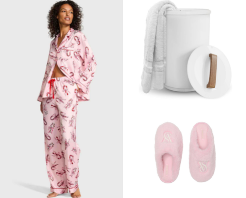 soft girl and cozy Christmas wishlist 🤍✨ cover photo collage