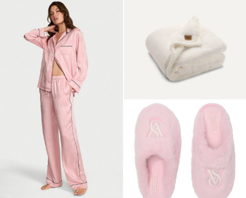 soft girl and cozy Christmas wishlist 🤍✨ cover photo collage