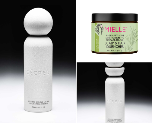 Hair care cover photo collage