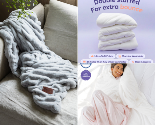 Cozy Home Finds cover photo collage