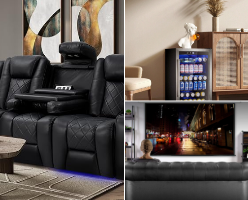 Dream Home Movie Theatre cover photo collage