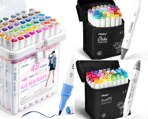 Best Alcohol Markers on Amazon for Coloring Books and Beginners cover photo collage