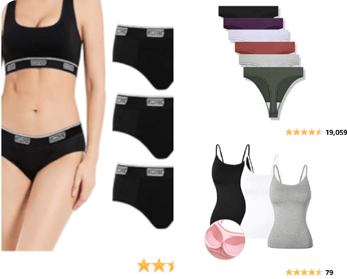 Feminine Products cover photo collage