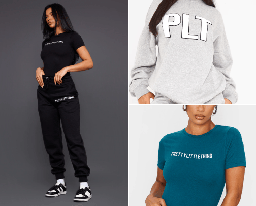 Casual clothing / basics cover photo collage
