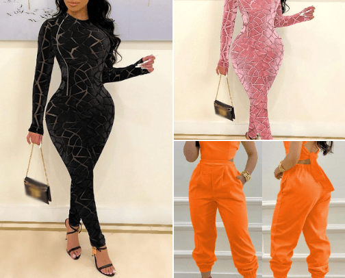 Jumpsuits cover photo collage