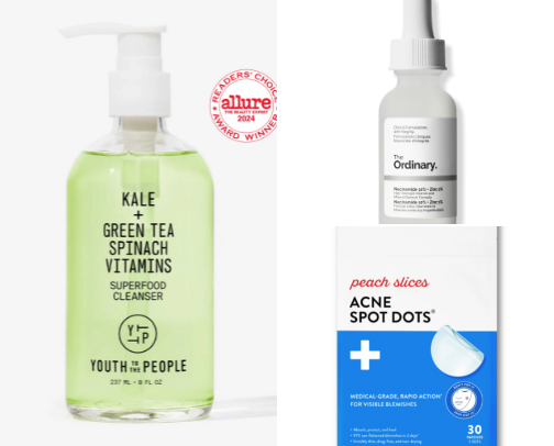 Skincare🫧🧴 cover photo collage