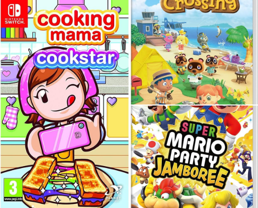 Nintendo switch girlies 🤭 cover photo collage