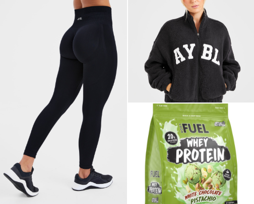 Gym essentials cover photo collage