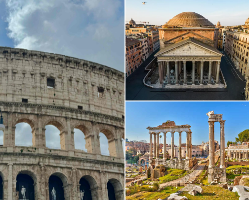 Exploring Rome-Must see places and where to eat! cover photo collage