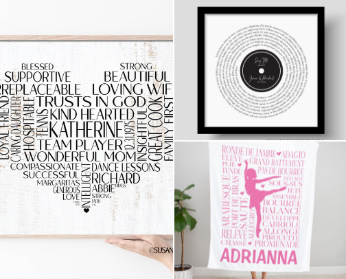 Personalized Gifts cover photo collage