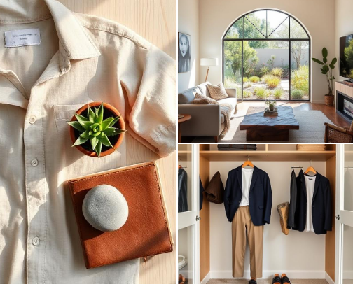 The California Edit: A Practical Guide to Refined Living cover photo collage