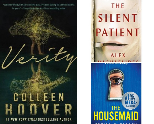 Addictive books that got me out of a reading slump! cover photo collage
