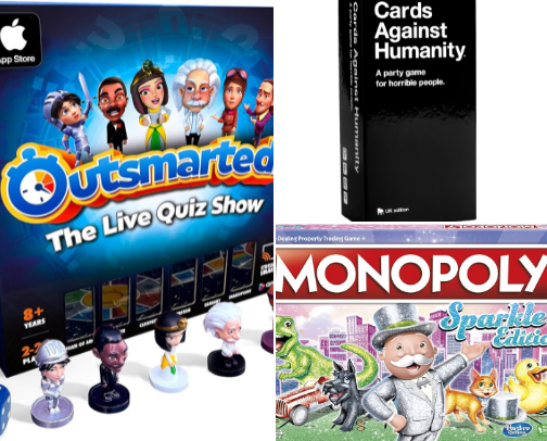 Best family board and card  games cover photo collage