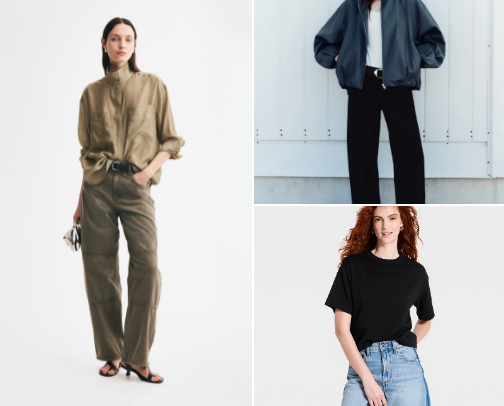 Elevated casual. Look 3 cover photo collage
