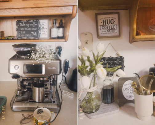 At Home Coffee Bar cover photo collage