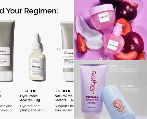 skin care 🧼🚿 cover photo collage