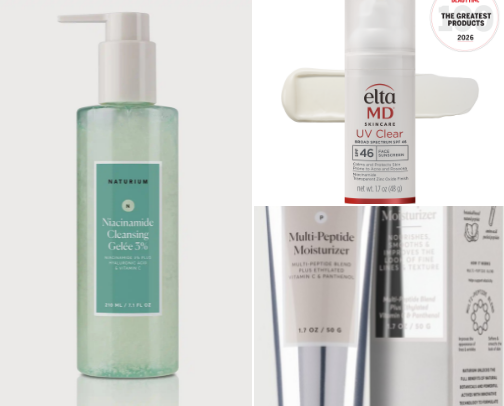 let’s face it (skincare) cover photo collage
