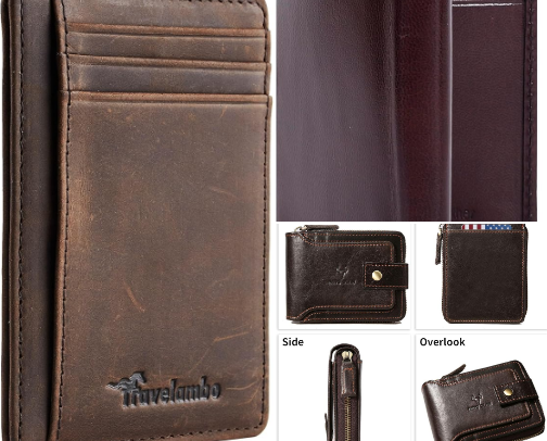 wallet for men and women cover photo collage