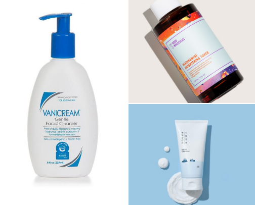 Affordable yet effective skincare cover photo collage