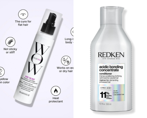 everything you need for a good hair day 🚿🧖‍♀️ cover photo collage