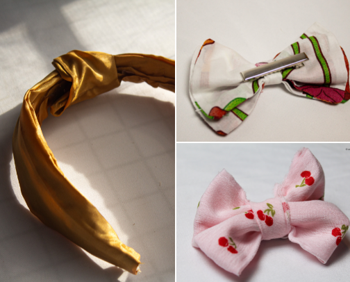 Earth-Friendly hair accessories for your little girls! cover photo collage