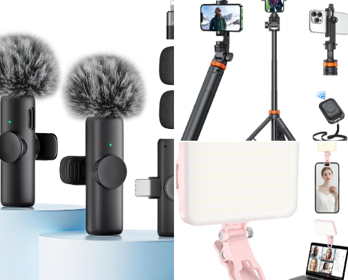 Content Creator Must-Haves (Tools, Gear & Apps for Social Media Creators) cover photo collage