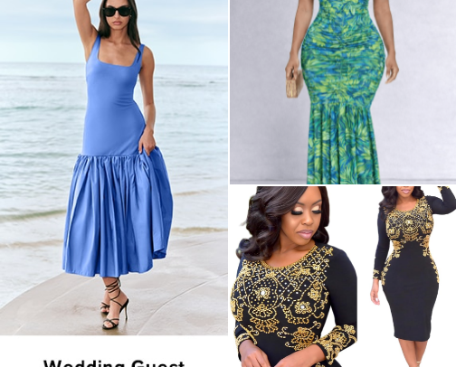 Ladies dress collection cover photo collage