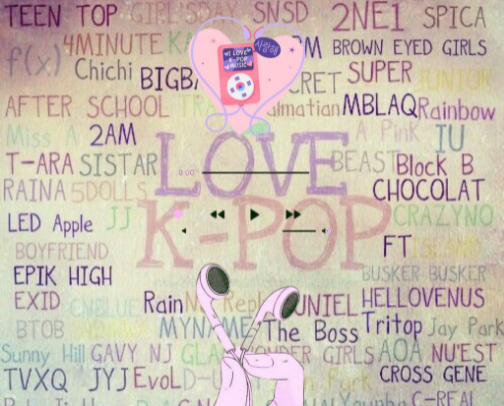 Kpop and Tell Me I'm Pretty cover photo collage