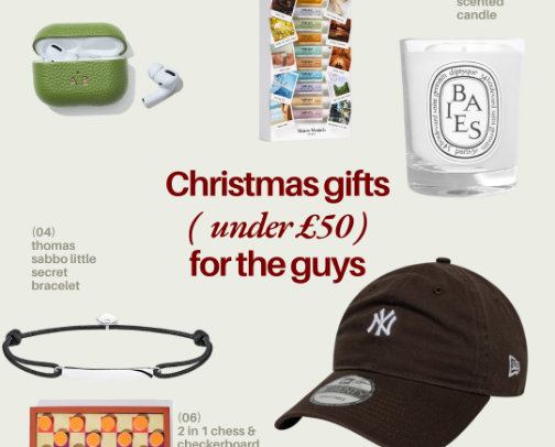 Christmas Gifts Under £50 for the guys cover photo collage