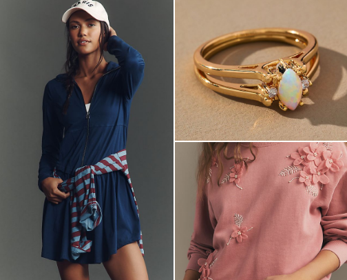 Anthropologie fashion favorites cover photo collage