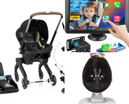 BABY MUST HAVES cover photo collage