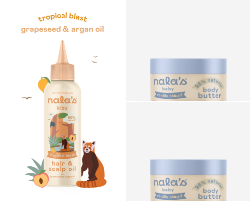 Safe baby products cover photo collage