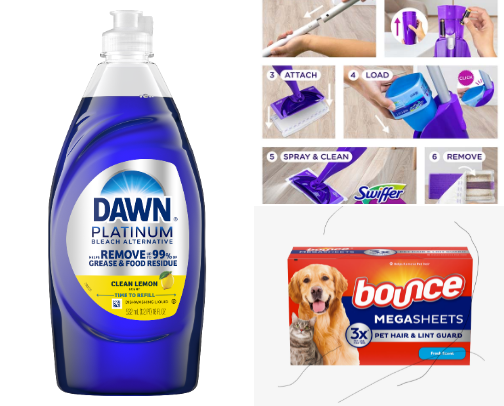 My Cleaning Essentials!! cover photo collage