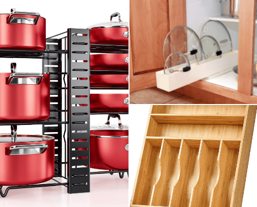 Kitchen organization! cover photo collage