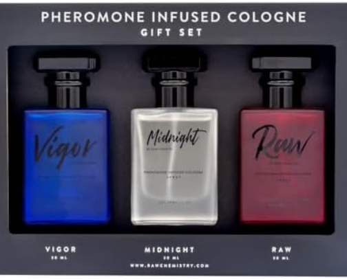 RawChemistry - A Pheromone Infused Mens Cologne Gift Set - Set of 3 Colognes 1K+ bought in past month cover photo collage