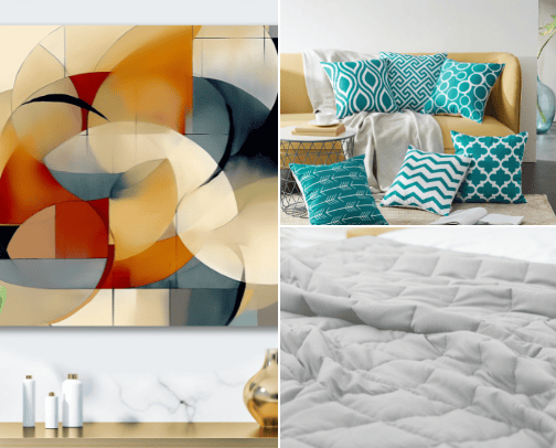 Decor & Pillows & Art cover photo collage