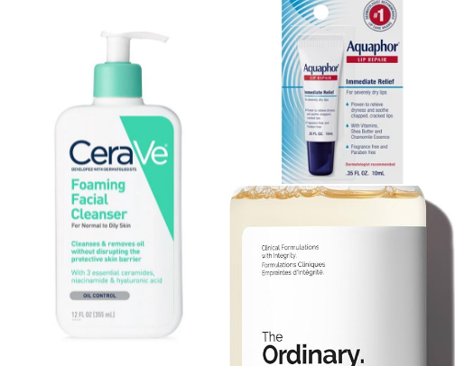 Skin care cover photo collage