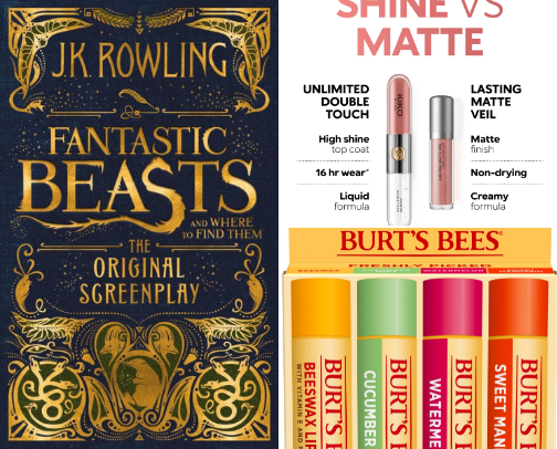 Looks, Books, Galore, and More! cover photo collage