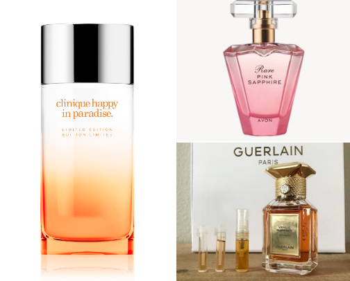 Perfume on the go! cover photo collage