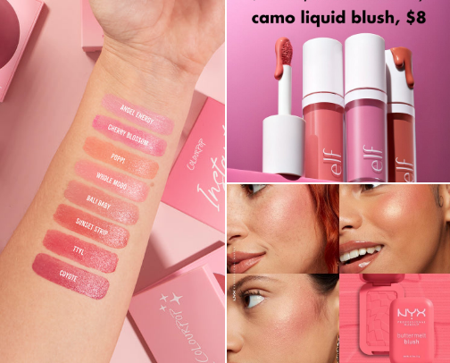 blushing blushes 🩰🎀 cover photo collage