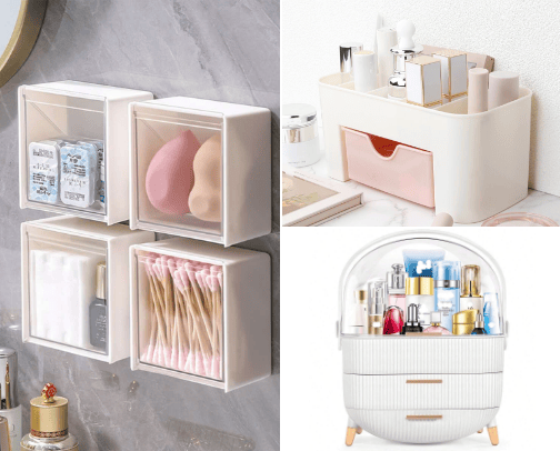 SHEIN Makeup Organization Products - Part 2️⃣ cover photo collage