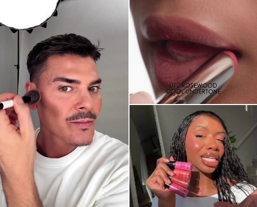 Makeup cover photo collage