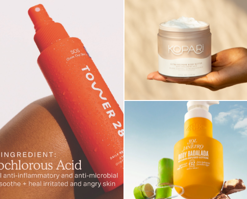Body Love: Products That Pamper and Nourish cover photo collage