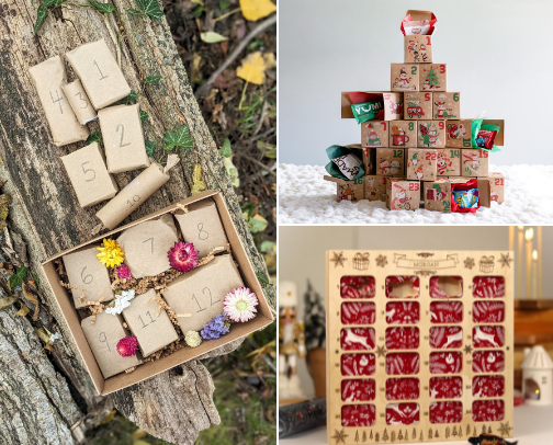 advent calenders: unique edition cover photo collage