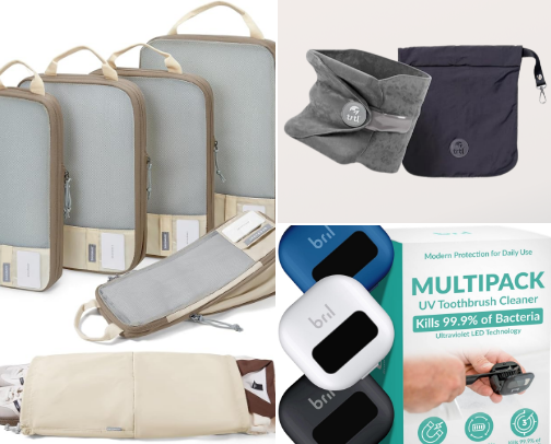 Travel Gadgets That Solve Actual Travel hiccups, helps you stay organized cover photo collage