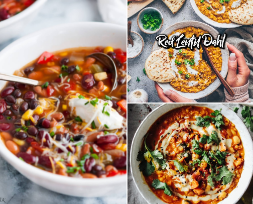 Delicious meatless meals I keep making over and over again cover photo collage