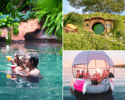 Bucket-List Things to do in NZ (Family-Friendly!) cover photo collage