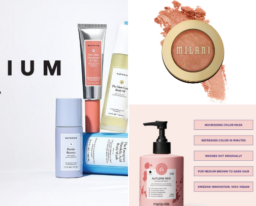 My favorite beauty recommendations for a glowy, sexy aesthetic. cover photo collage