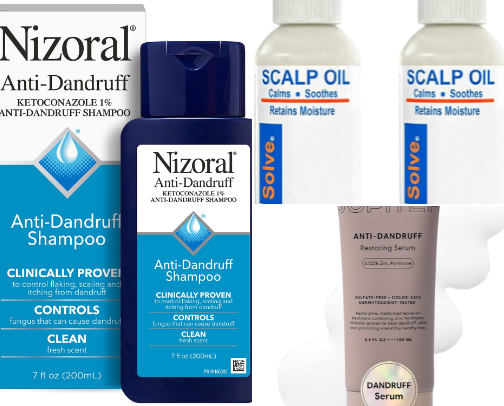 Get rid of Dandruff once and for all! cover photo collage