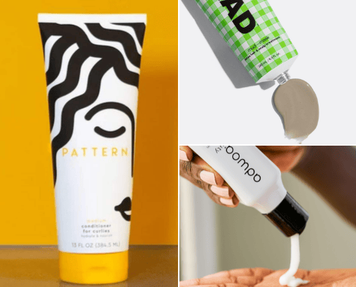 Curly hair care cover photo collage